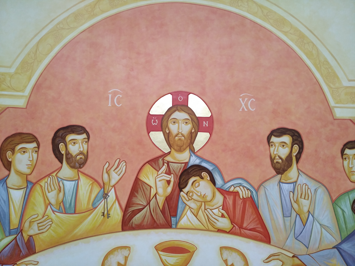 Presbiterio y Última Cena en el templo de Santo Tomás de Villanueva